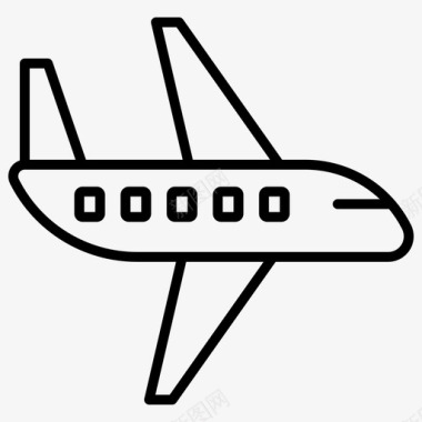 飞行户外飞机图标图标