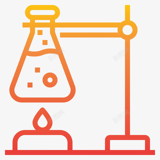 烧瓶化学40梯度图标svg_新图网 https://ixintu.com 化学 梯度 烧瓶