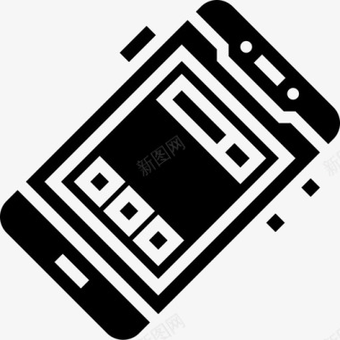 手机小工具10字形图标图标