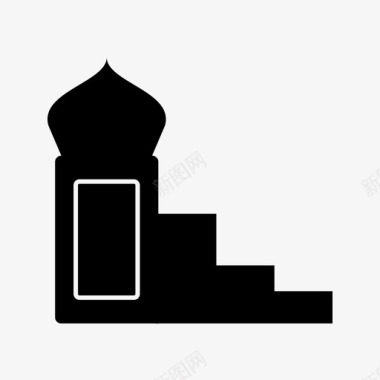 明巴尔清真寺sit图标图标