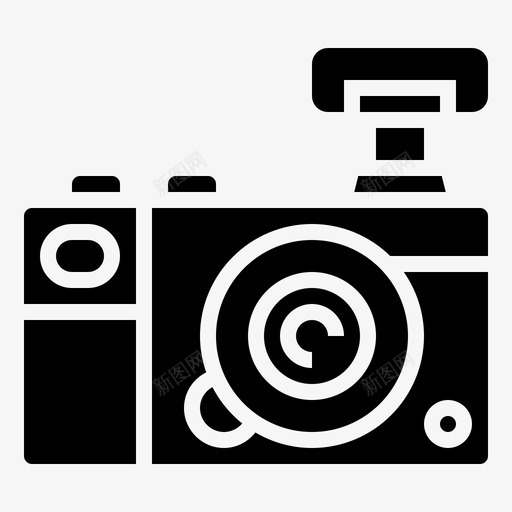 照相机音乐和多媒体7字形图标svg_新图网 https://ixintu.com 字形 照相机 音乐和多媒体7