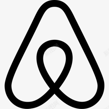 Airbnb社交标志2填充图标图标