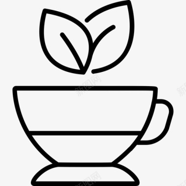 一杯茶巧克力咖啡图标图标
