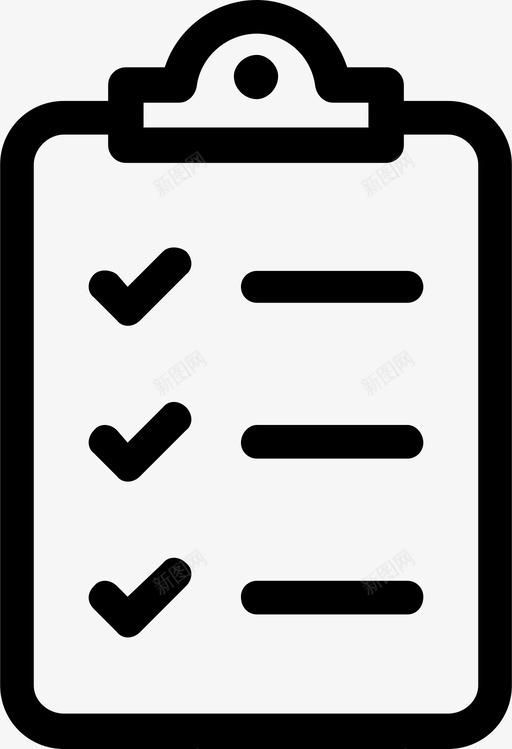 列表剪贴板教育图标svg_新图网 https://ixintu.com 列表 剪贴板 教育 笔记 记事本