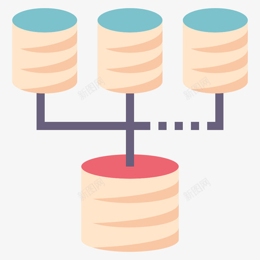 数据库数据科学17平面图标svg_新图网 https://ixintu.com 平面 数据库 数据科学17