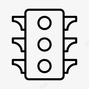 交通信号户外旅游图标图标