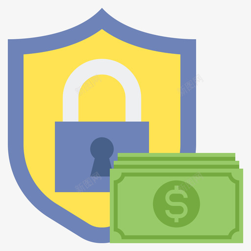 安全支付货币服务5单位图标svg_新图网 https://ixintu.com 单位 安全支付 货币服务5