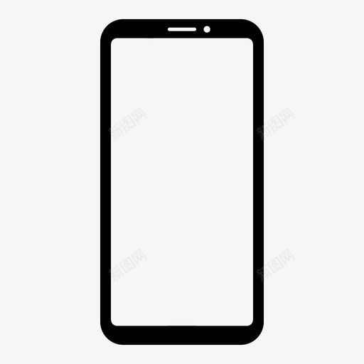 智能手机通讯小工具图标svg_新图网 https://ixintu.com 小工 工具 手机 智能 通讯