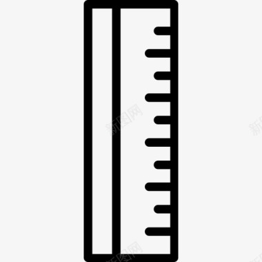直尺图形3直线图标图标