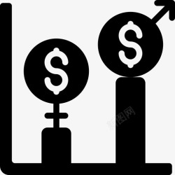 性别歧视24小时薪酬性别歧视图标高清图片
