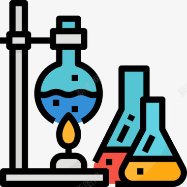 化学科学107线性颜色图标图标