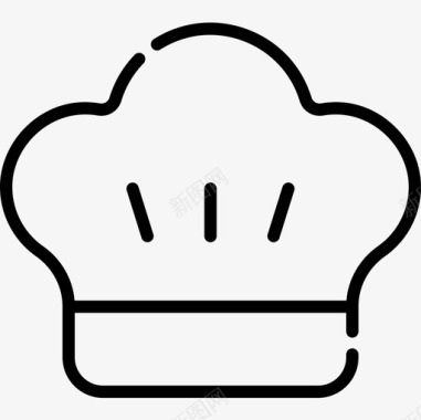 厨师帽面包房95直系图标图标