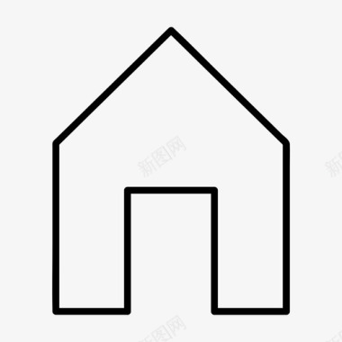 家教堂房子图标图标
