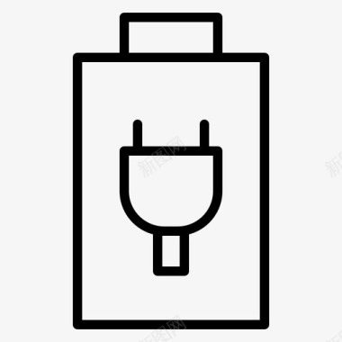 电池充电电气图标图标