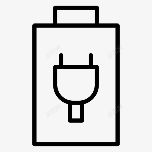 电池充电电气图标svg_新图网 https://ixintu.com 充电 电气 电气设备 电池