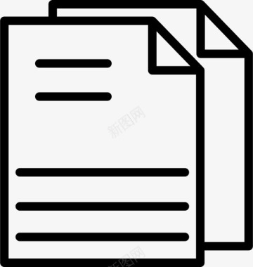 文件业务证书图标图标
