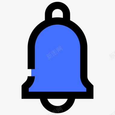 铃信使1蓝色图标图标