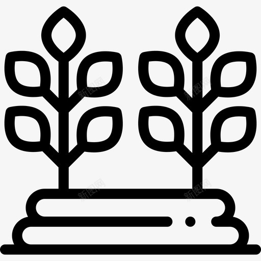 植物园艺78线性图标svg_新图网 https://ixintu.com 园艺78 植物 线性