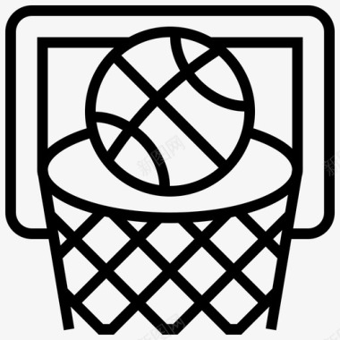 篮球篮板得分图标图标