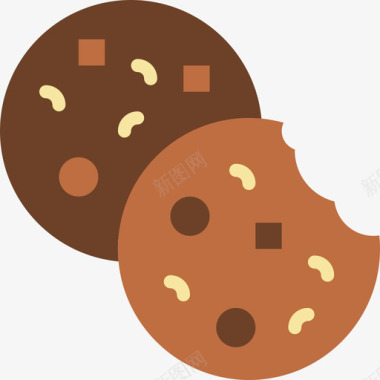 饼干食物171平的图标图标