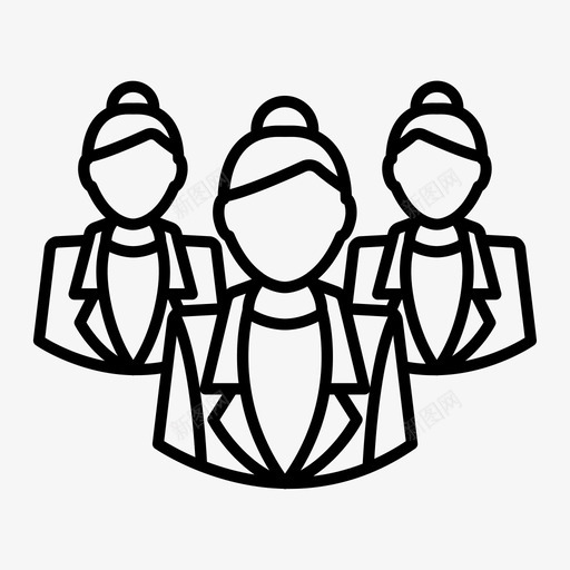 女雇员企业办公室图标svg_新图网 https://ixintu.com 企业 企业财务大纲 办公室 女雇员 工人