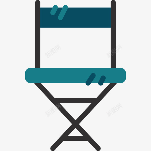 椅子电影1平的图标svg_新图网 https://ixintu.com 平的 椅子 电影1