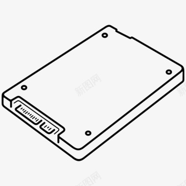 固态驱动器设备固态硬盘图标图标