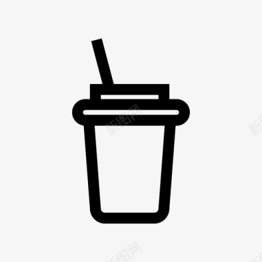 咖啡杯食物144线性图标图标