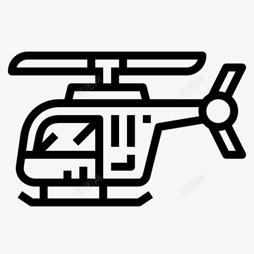 直升机联邦调查局线人图标svg_新图网 https://ixintu.com 直升机 线人 联邦 调查局