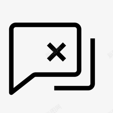 短消息阻止短信阻止对话图标图标