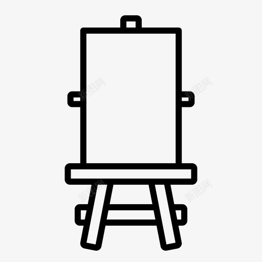 帆布木板图纸图标svg_新图网 https://ixintu.com 图纸 工具 帆布 支架 木板 油漆