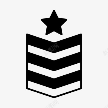 军衔成就奖章图标图标