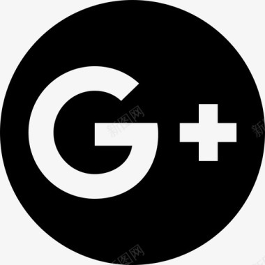 GooglePlus社交logo2填充图标图标