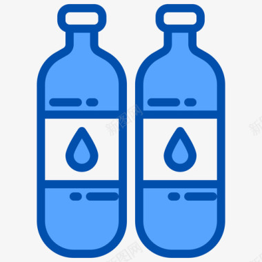 水瓶送130蓝色图标图标