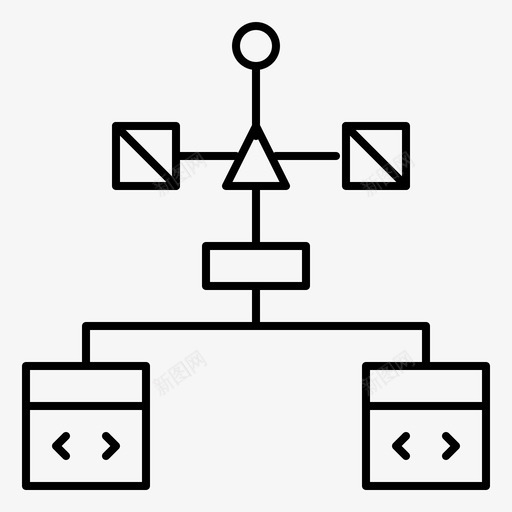 应用程序浏览器编码图标svg_新图网 https://ixintu.com 应用程序 开发 浏览器 编码 编程