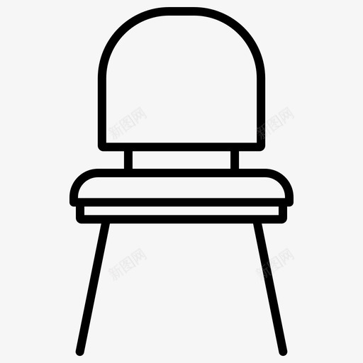 椅子小椅子家具图标svg_新图网 https://ixintu.com 家具 小椅子 椅子