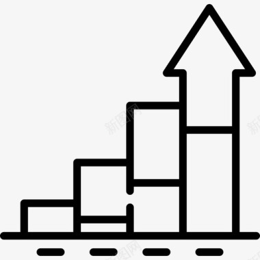 成长成功47直线型图标图标