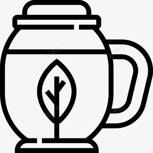 茶饮料16线性图标svg_新图网 https://ixintu.com 线性 饮料