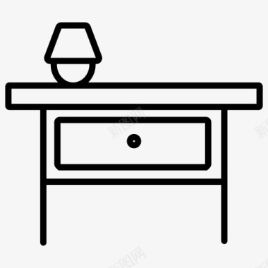 桌子边桌小桌子图标图标