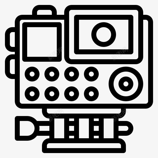 防水相机创意时尚图标svg_新图网 https://ixintu.com 专业 创意 制作 摄影提纲 时尚 防水相机