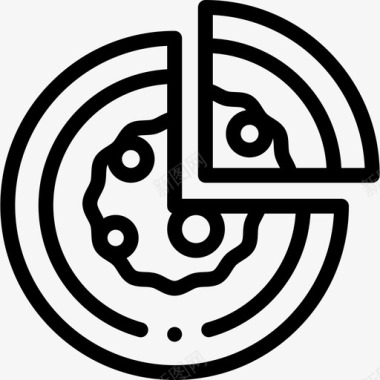 披萨外卖44直系图标图标