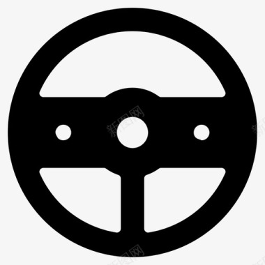 汽车方向盘汽车游戏汽车转向图标图标