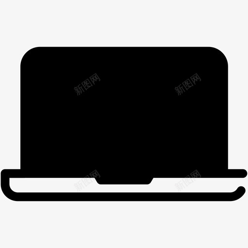苹果电脑笔记本电脑图标svg_新图网 https://ixintu.com 电脑 笔记本 苹果