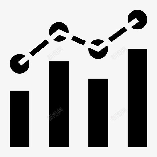 柱状图财务投资图标svg_新图网 https://ixintu.com 商业 投资 柱状 稳健 统计 财务