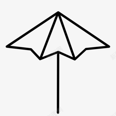 雨伞另一把倾盆大雨图标图标