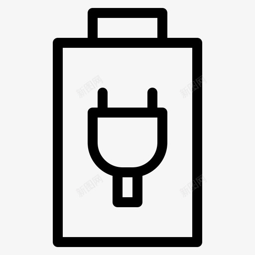 电池充电电气图标svg_新图网 https://ixintu.com 充电 电气 电气设备 电池