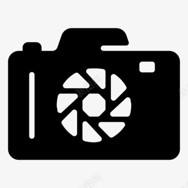 光圈照相机捕捉光圈照相机摄影设备图标图标
