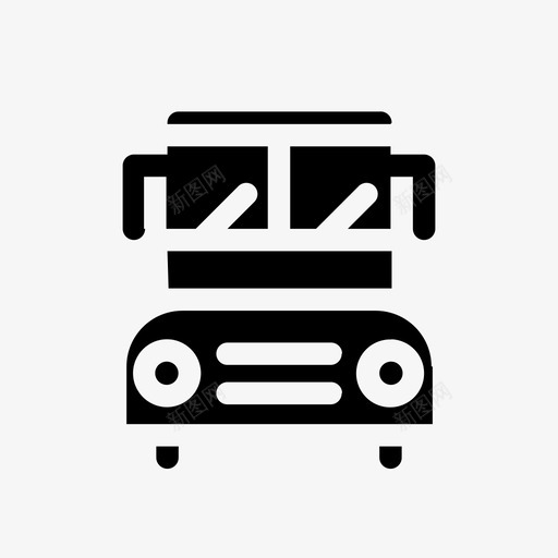 巴士回来背景图标svg_新图网 https://ixintu.com 回来 学校 学生 巴士 教育 背景 返校填充