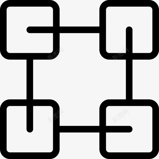 点对点连接区块链网络布局加密货币点对点图标svg_新图网 https://ixintu.com 加密 区块 图标 布局 网络 虚拟 货币 连接