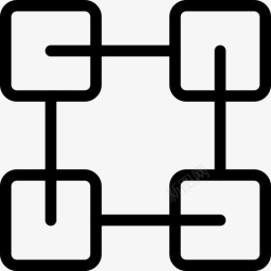 区块链网络点对点连接区块链网络布局加密货币点对点图标高清图片